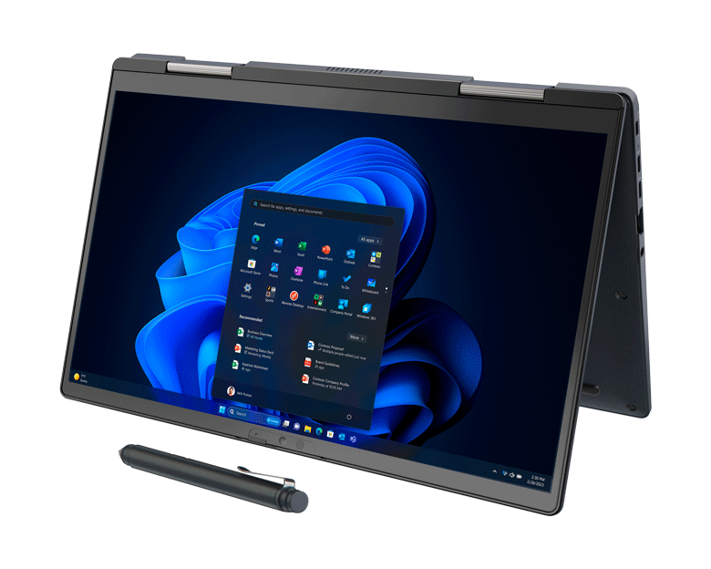 The Dynabook Portégé X30W-M tablet PC convertible has great