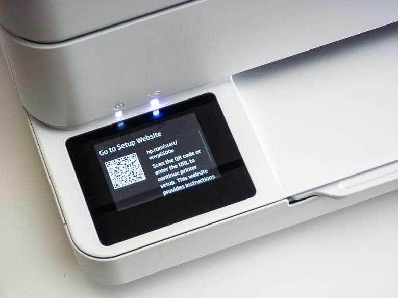 HP-Envy6500-Printer setup screen