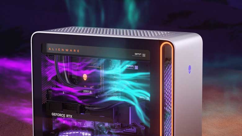 Alienware Area 51 desktop with AMD Ryzen 9 9950X3D2