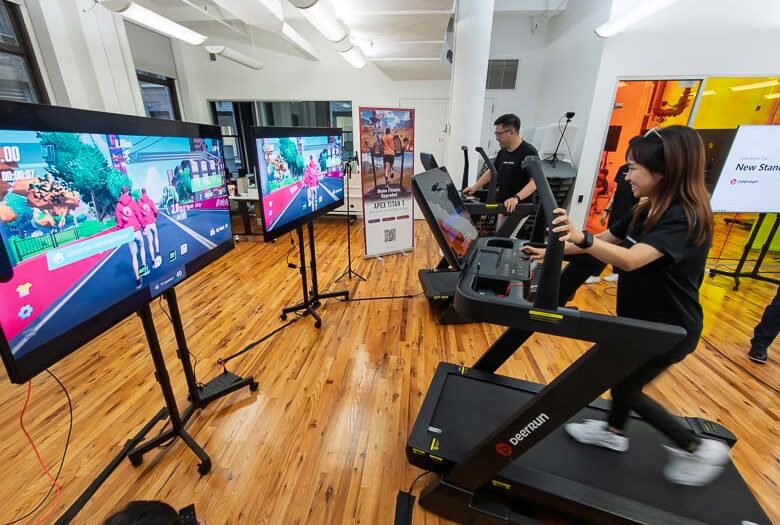 DeerRun Apex Titan 1 treadmill game photo