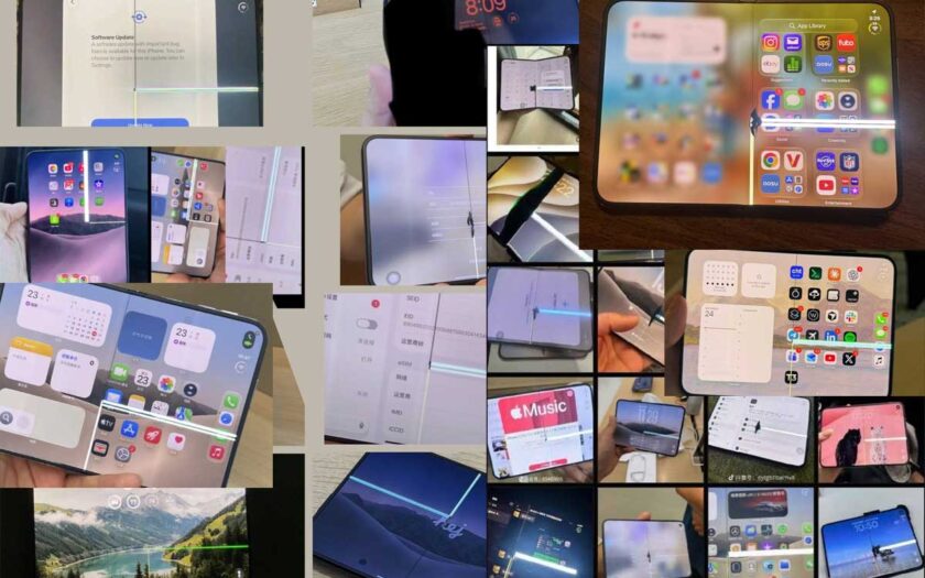 iPhone Duo broken screen collage